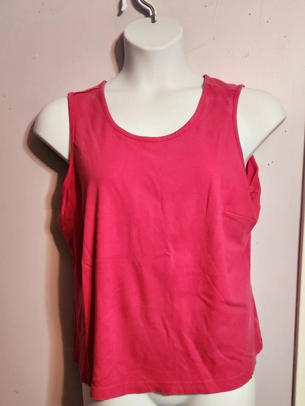 Jones New York Tank Top Pink Size Large